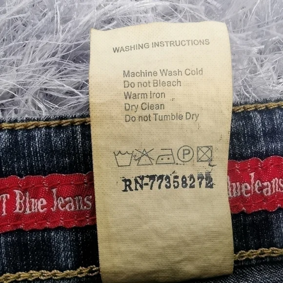 Next New Women's 13/14 Regular Boot Cut Blue Jeans Mid Rise with Embroidery - Picture 8 of 16